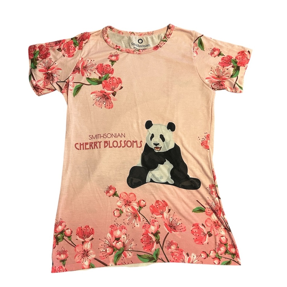 Smithsonian Cherry Blossoms Kids Shirt - Pink